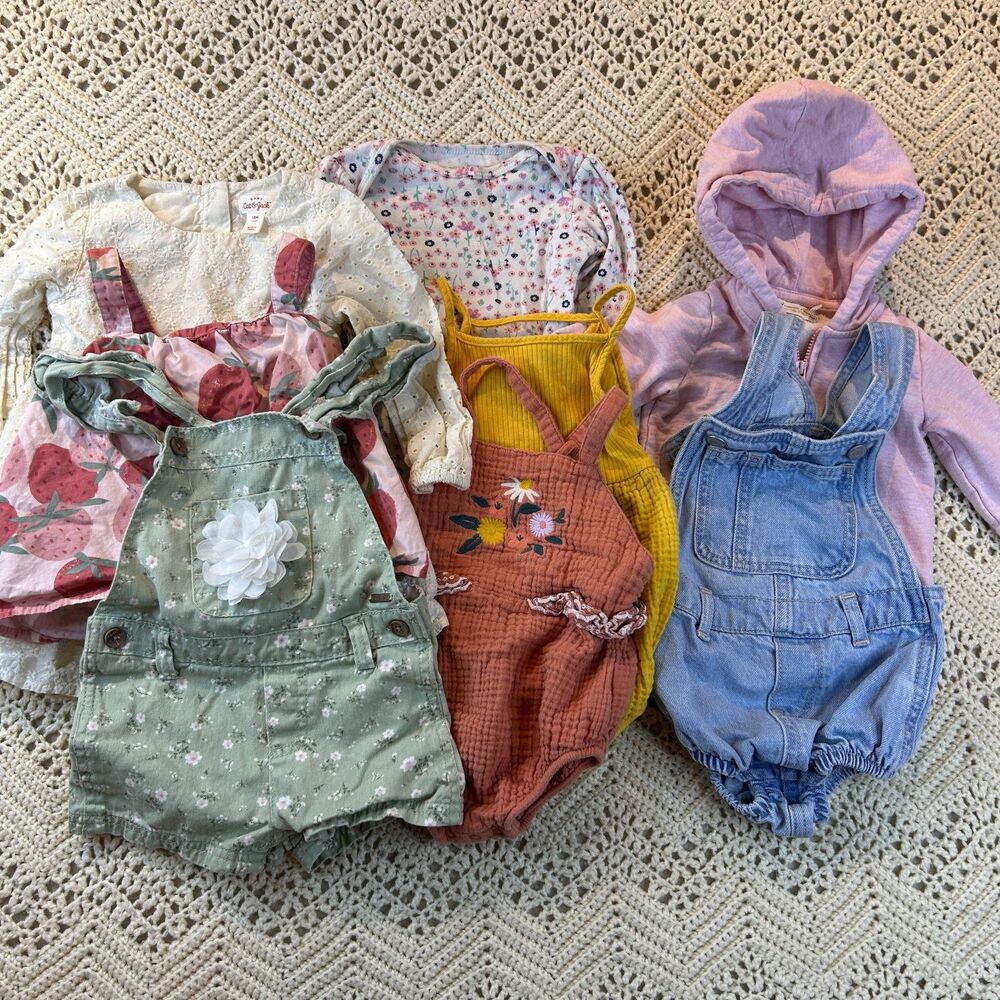 12-24m Baby Girl Clothing Lot Cat & Jack Old Navy Monica + Andy Carters Kensie